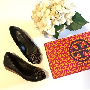 TORY BURCH Open Toe Wedge